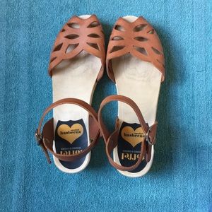 Swedish Hasbeens clog sandals